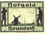 39418 Neundorf Anhalt Gutschein 50 Pfennig 1.9.1921