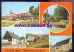 09544 Cämmerswalde with Interflug aircraft IL 18 *approx. 1980