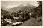 83471 Berchtesgarden mit Watzmann * ca. 1920