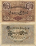 20 Mark Darlehenskassenschein 5. August 1914 