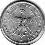 200 Mark 1923 D Weimar Republic countermark O