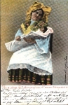 Congratulations on the birth of a woman with a child in her arms o May 26th, 1905