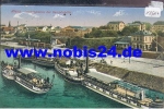 01594 Riesa Elbe Landing place for the steamships used. circa 1920