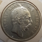 5 Mark Saxony 1876