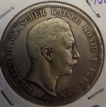 5 Mark Preussen 1908 Wilhelm II vz.