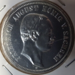 3 Mark Sachsen 1913 Friedrich August stgl