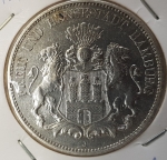 5 Mark Hamburg 1901 silver coin