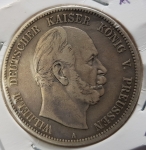 5 Mark PRUSSIA 1874 A Wilhelm I.