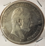5 Mark PREUSSEN  1875 B Wilhelm I.