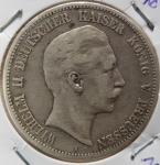 5 Mark PREUSSEN  1894 Wilhelm II