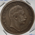 5 Mark PRUSSIA 1902 silver coin