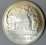5 Mark 1982 Weimar Goethes Gartenhaus