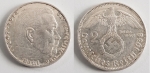 2 Reichsmark 1938 E Hindenburg
