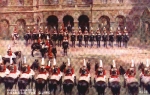 Military Horse Guards English horse troop parade * ca. 1930