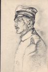 1st WW. Captain Wieck drawing * 1916