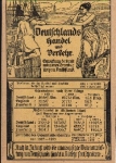 Propaganda map of Germany's trade and transport 1st WW. * circa 1915