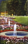 08645 Bad Elster Neue Brunnen-Anlagen im Kurpark * ca. 1920