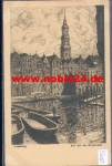 Hamburg fleet on the consolation bridge Artist card shield... ca. 1930