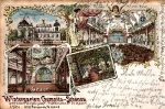 Schoenau Chemnitz Wintergarten Litho gebr. ca.1900