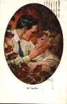Kiss in Paradise artist card Frischafy o 21.7.1919
