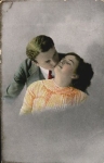Kissing couple July 12, 1914