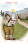Husband leaves wife with child * ca. 1910