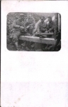 Soldaten im Schützengraben spielen Skat gebr. ca. 1915