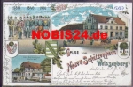 02627 Weißenberg New Schützenhaus Litho from 06/27/1903