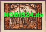 96528 Schalkau city emergency money 50 pfennigs Kaiser Rotbart with army 1921