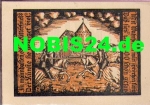 96528 Schalkau, city emergency money, value 50 pfennigs, fighting knights on horse with castle, 1921