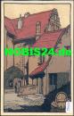 01662 Alt-Meissen Burglehn Steindruck Litho *approx. 1920