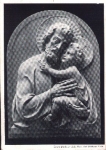 Fulda, sculpture by Gebr. Fleck, saint with child, Francis, o 13.11.1933