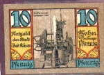 06628 Bad Kossen city emergency money 10 pfennigs 1921