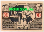 06667 Weissenfels city emergency money 50 Pfennig profession shoemaker 1921