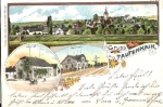 04654 Tautenhain Frohburg Farblitho, Bahnhof, o 28.5.1901