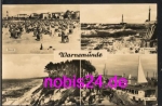 Warnemuende Am Strom Schiff Strand o 16.7.1958