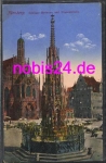 Nürnberg Brunnen und Frauenkirche 21.9.1915