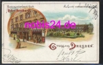 Dresden Annenstrasse Kaufhaus Bernhardt Litho o 5.8.1898