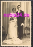Wedding - married couple wedding photo * around 1940