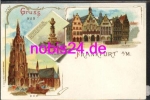 Frankfurt Main Litho Dom Roemer *ca.1900