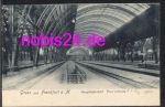 Frankfurt Main Central Station Platform Hall *ca.1910