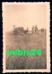Geschützstellung II. WK  Privatfoto keine AK ​ keine AK, ca. 6 x 9 cm