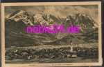 82467  Garmisch mit Alpspitze und Kirche *ca.1925