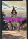 Regensburg Ostentor artist card o 7.6.1912