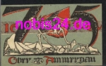82487 Oberammergau Notgeld 75 Pfennige um 1921