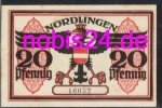 86720 Noerdlingen emergency money 20 pfennigs around 1920