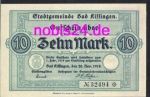 97688 Bad Kissingen  Emergency money 10 marks 1918