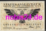 Lubeck emergency money Adler 50 pfennigs around 1920