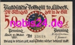 Lübeck emergency money ship 50 pfennigs around 1920
