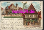 Hildesheim Litho Rathaus Gasthof o 21.4.1899